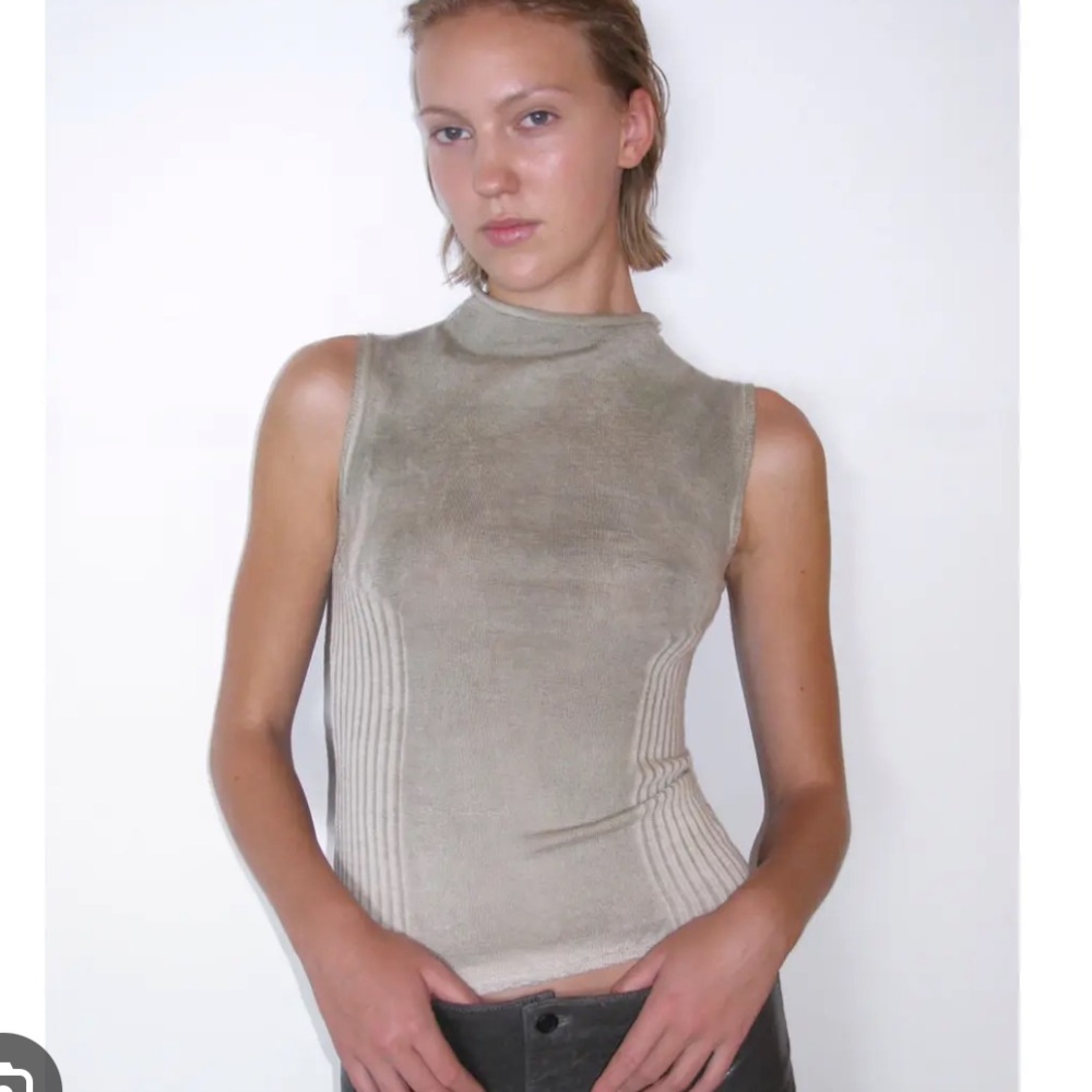 Paloma Wool Beige Sleeveless Top